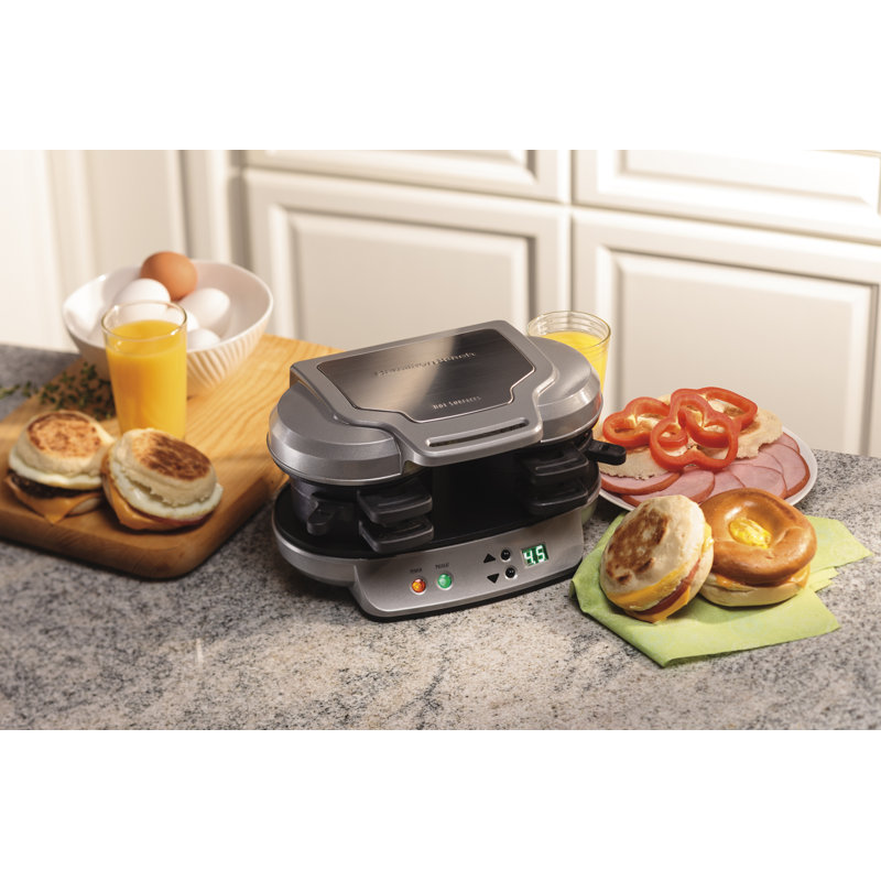 Hamilton Beach® Dual Breakfast Sandwich Maker & Reviews Wayfair